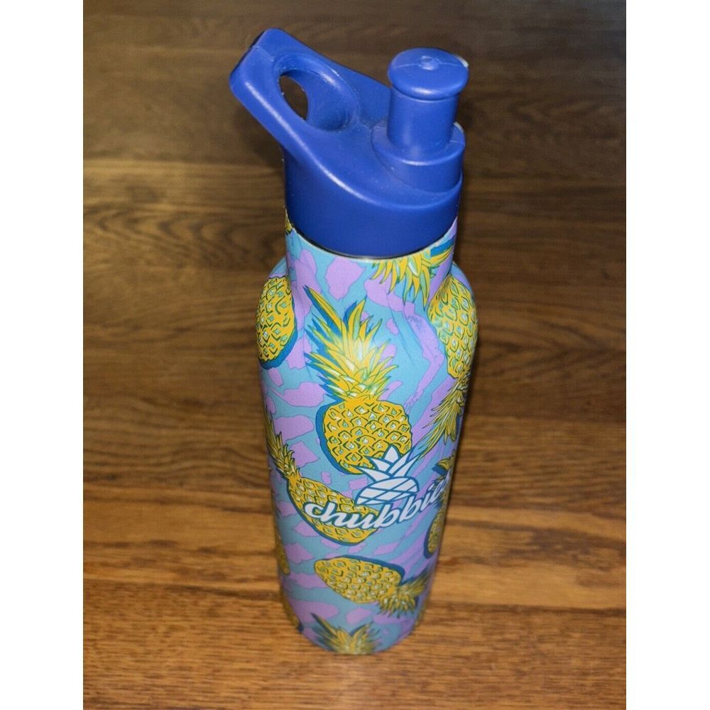 Chubbies Water‎ Bottle Insulated Stainless Steel Blue Pink Zebra Pineapple Retro